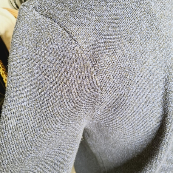 Zara knitted short sleeve blouse navy blue - Picture 3 of 8